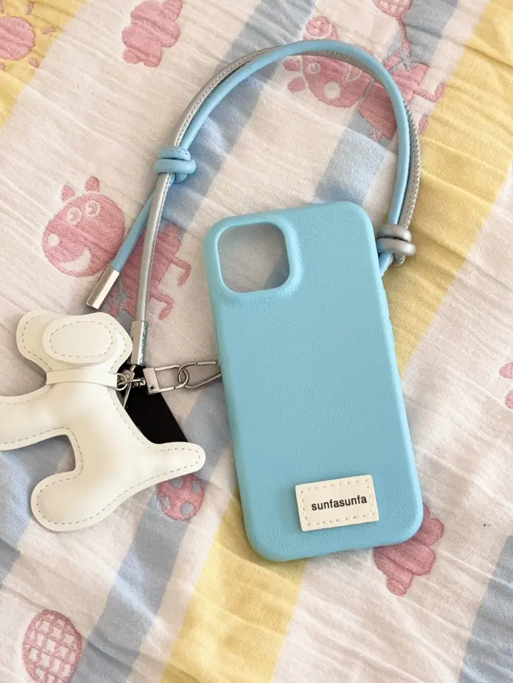 iPhone Lanyard Series | Genuine Leather Phone Case with Free Dachshund Pendant