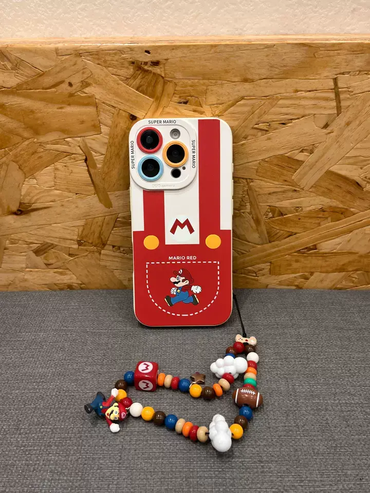 iPhone beads series | Super Mario Liquid Silicone Phone Case