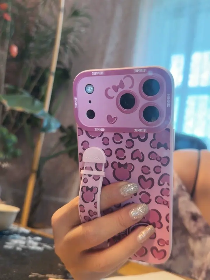 iPhone Wristband Series | Disney Cartoons Liquid Silicone Phone Case
