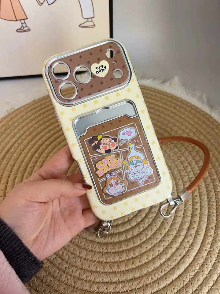 iPhone Lanyard Series | Cartoon Phone Case with a Keychain