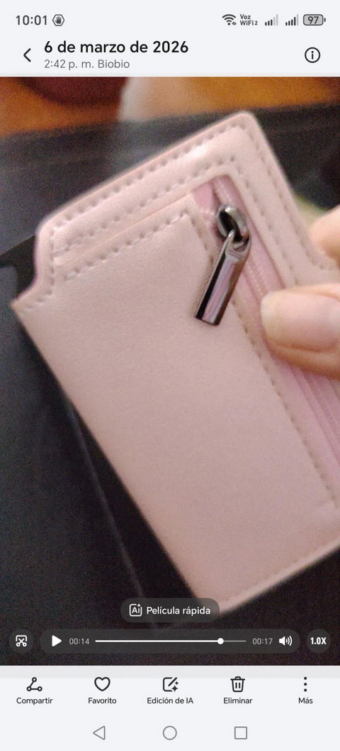 Billetera Glitter