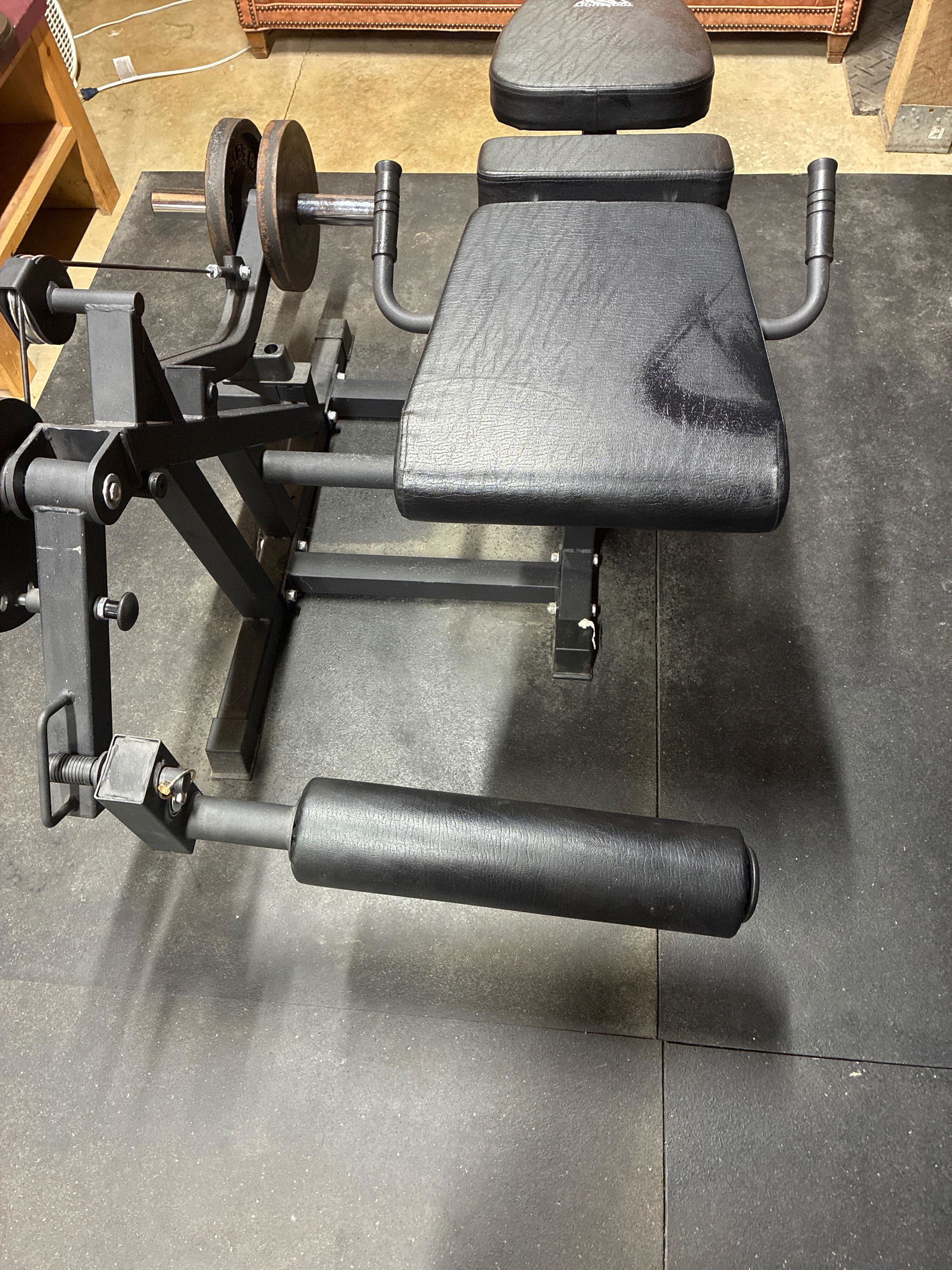 LIONSCOOL Leg Extension and Curl Machine V4.0, Adjustable Seated