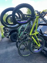 Lolo Racks 6 bike rack for 2" hitch with standard pull pin tilting