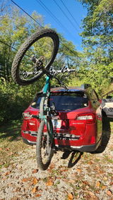 Lolo Racks 4 Bike Rack Optimized for EVs with Foot Activated Tilt and Folding Mast