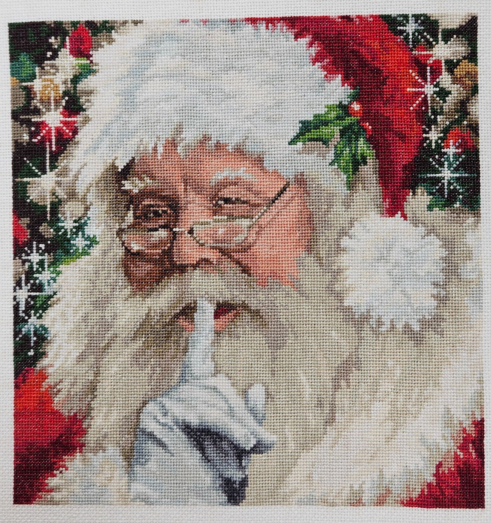 Cross Stitch Kit Luca-S GOLD - The Howl of Wolves and the Winter Moon,