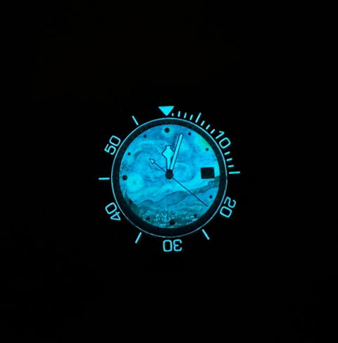 Luminous The Starry Night Dial (Date) | Lucius Atelier