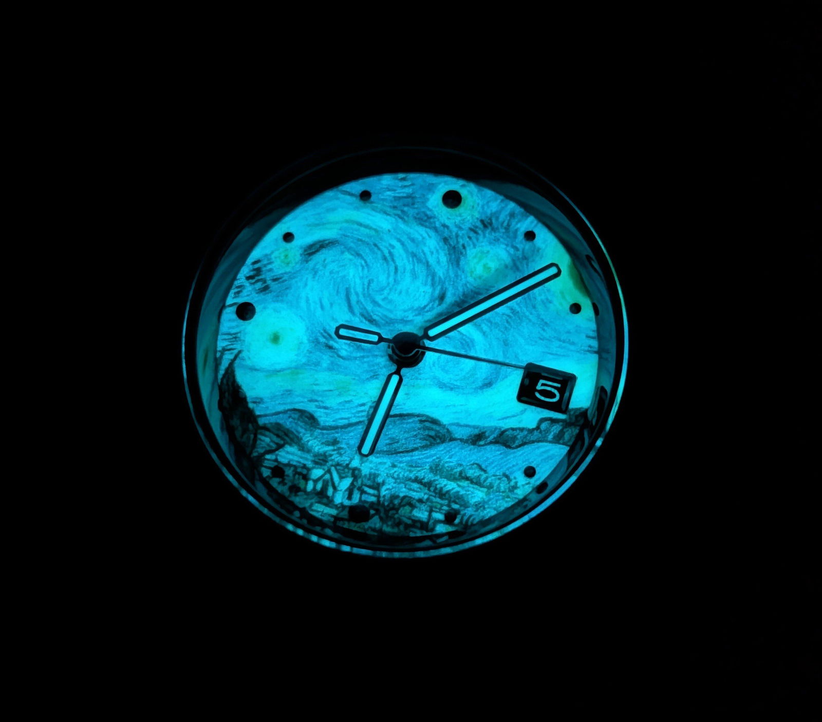 Luminous The Starry Night Dial (Date) | Lucius Atelier
