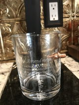 2nd Amendment .308 Bullet Whiskey Glass