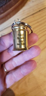 Real Bullet Motorcycle Bell - Brass