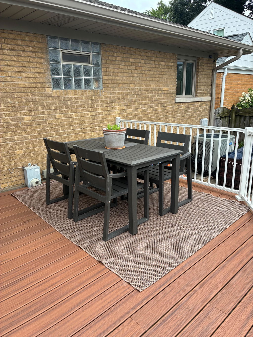 Fox HDPS 4/6 Seats Outdoor Dining Table And Chairs Set