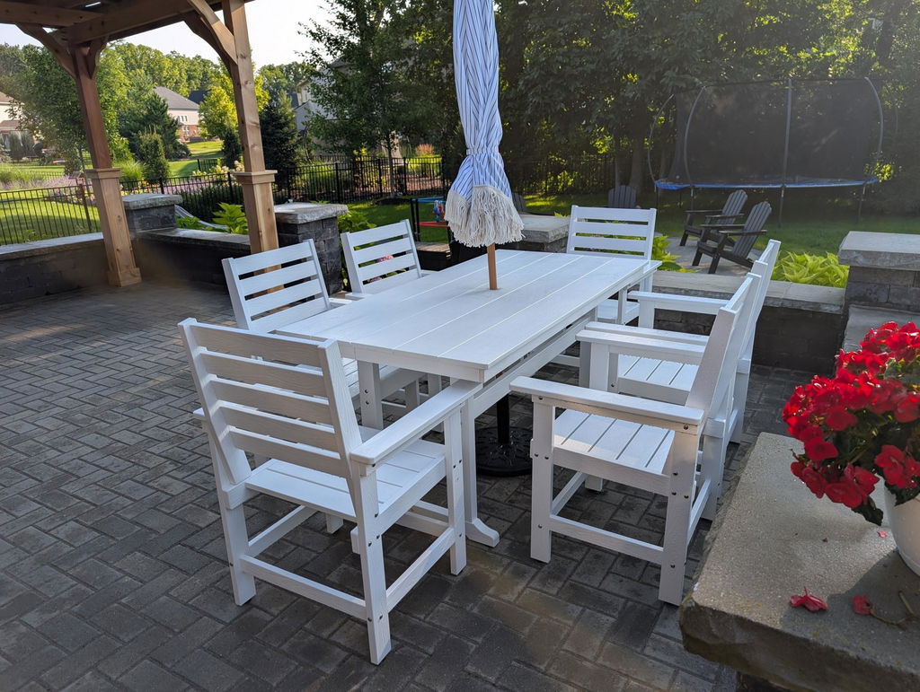 Coachella HDPS 4/6 Seats Outdoor Dining Table And Chairs Set