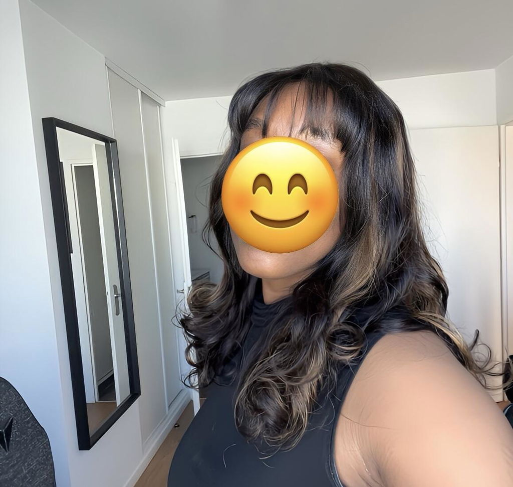 True Scalp Blonde Highlight Loose Wave Glueless Minimalist Lace Wig with Bangs