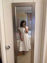 GRACIE SHIRTDRESS - WHITE