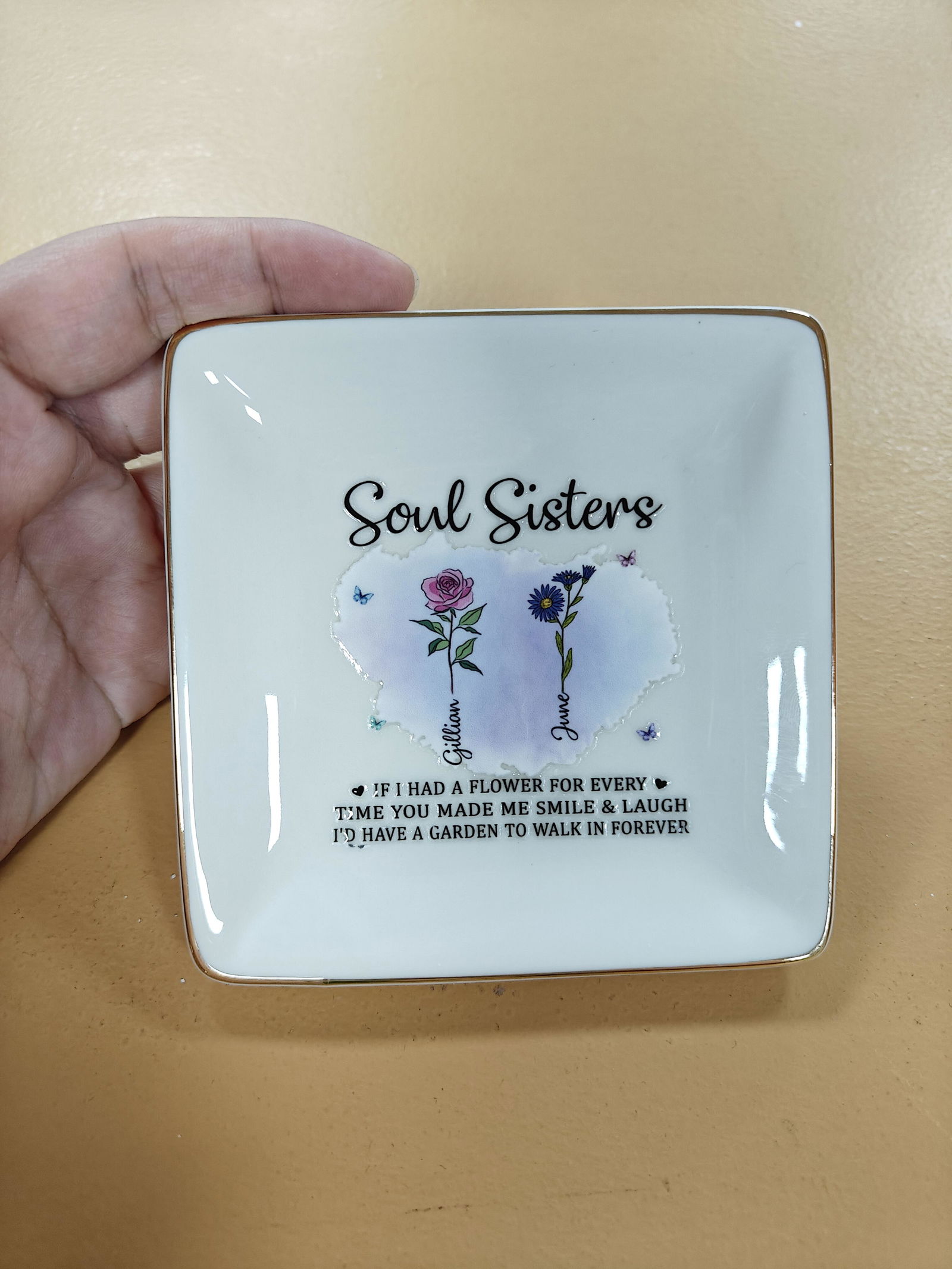 Customer photo of If I Had A Flower For Every Time You Made Me Smile - Personalized…