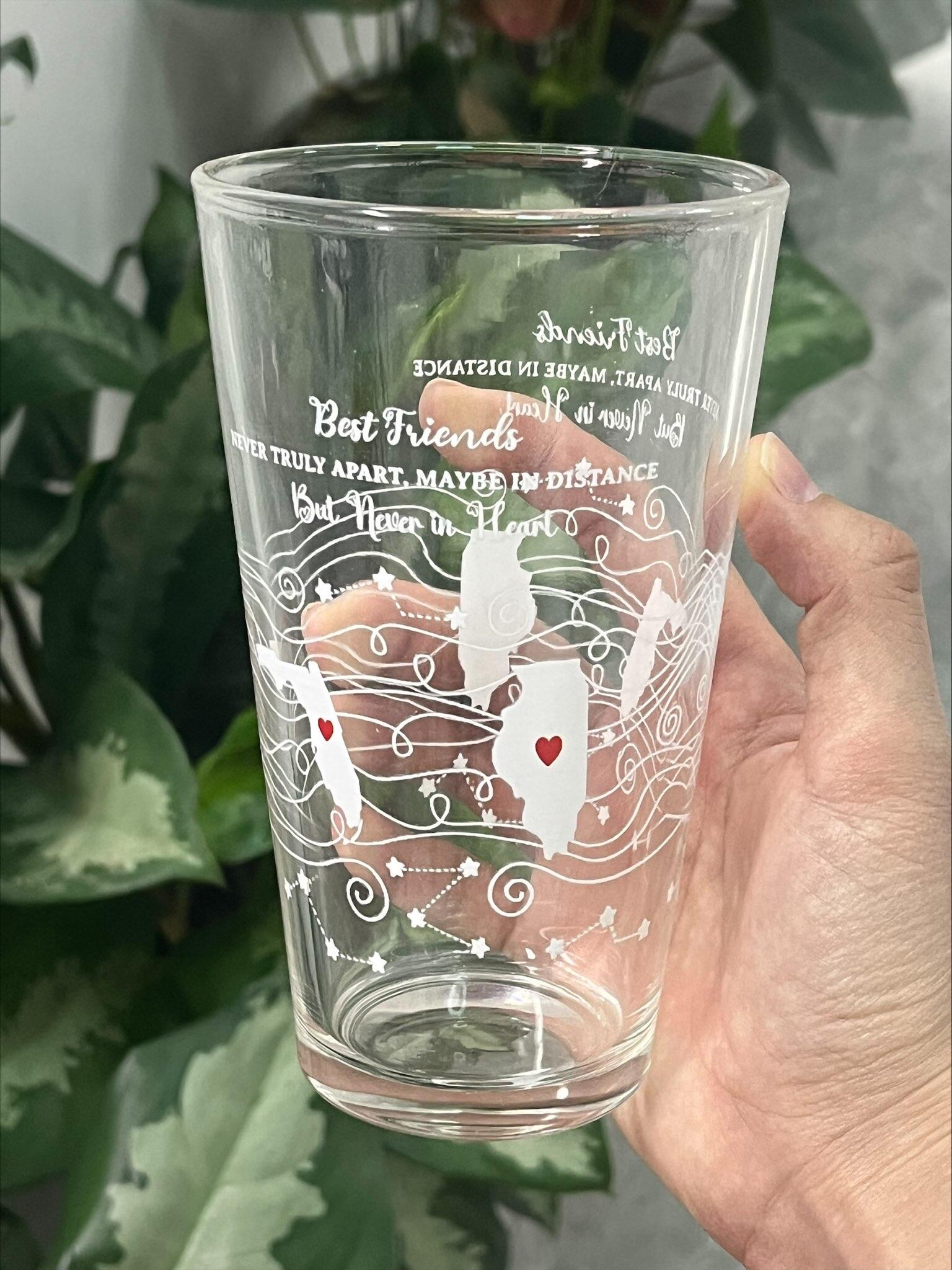 Customer photo of Never Too Far To Drink Together - Long Distance Gifts - Custom…