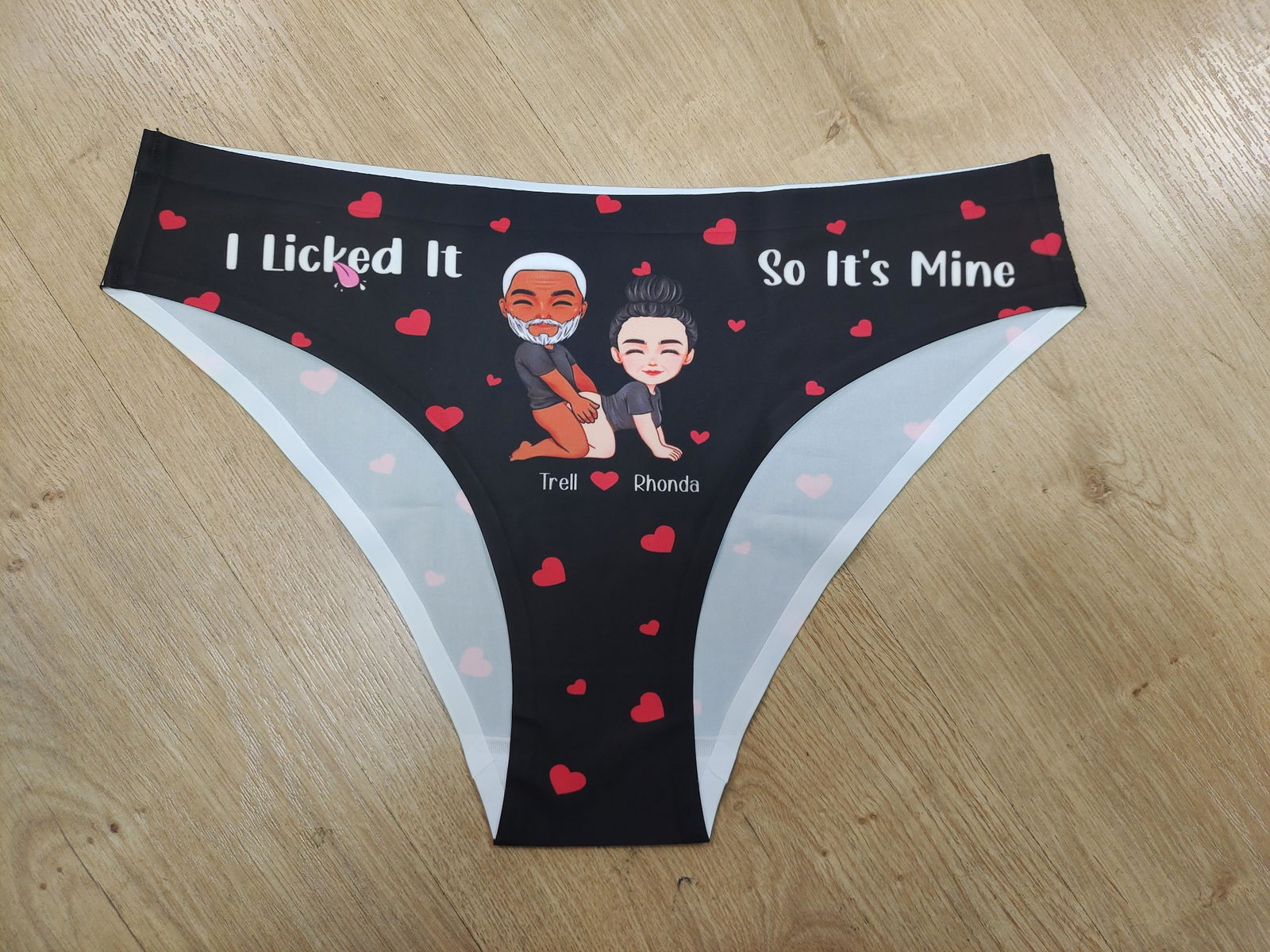 Customer photo of I Licked It So It's Mine Naughty Couple - Personalized Women's…