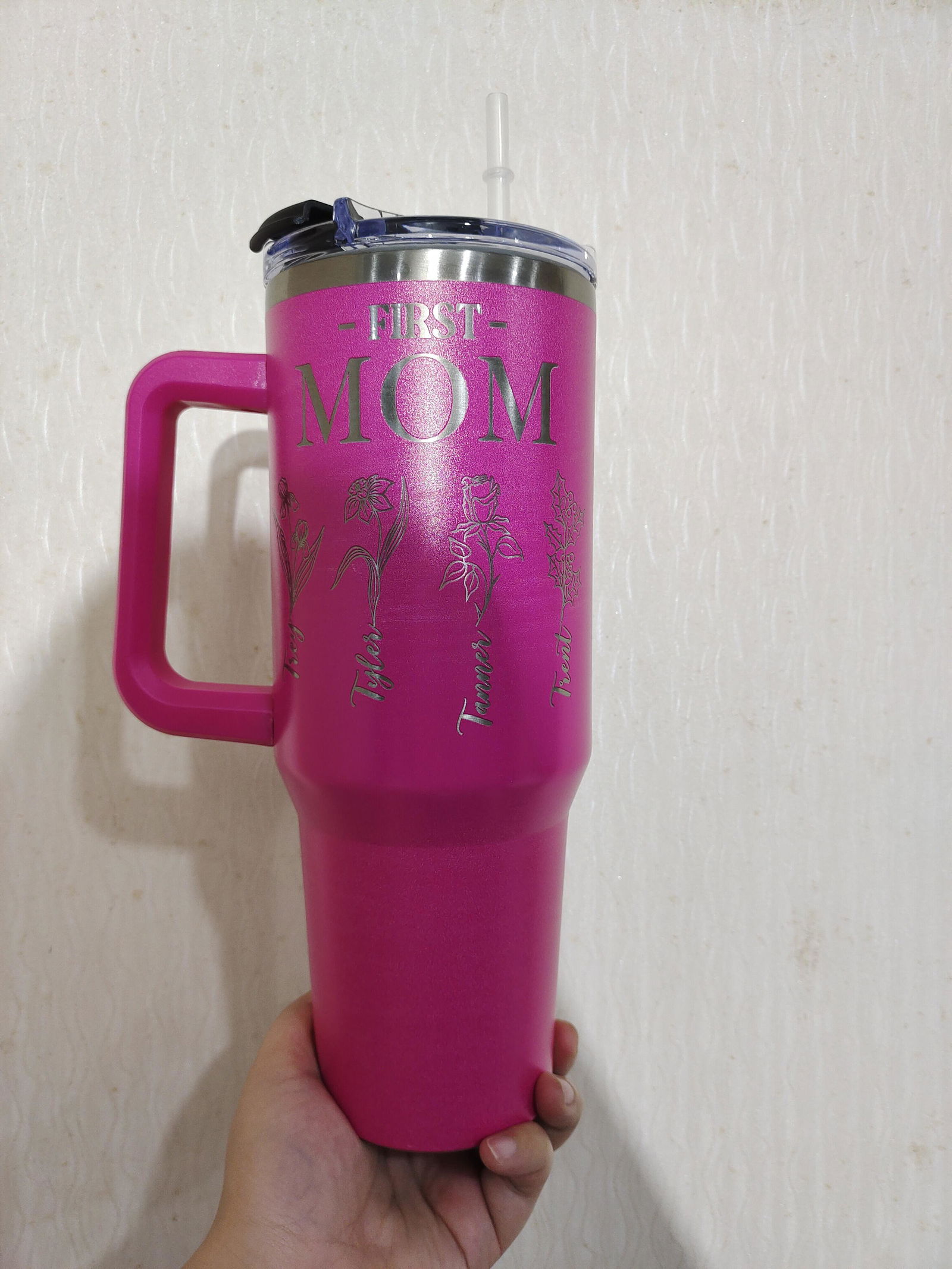 Customer photo of First Mom, Now Grandma - Personalized 40oz Tumbler