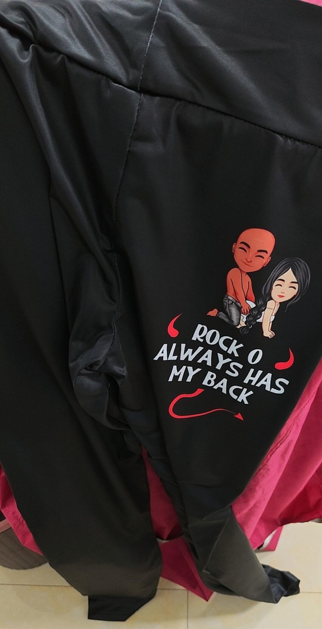 Customer photo of He Always Has My Back - Naughty Gift For Wife, Girlfriend…