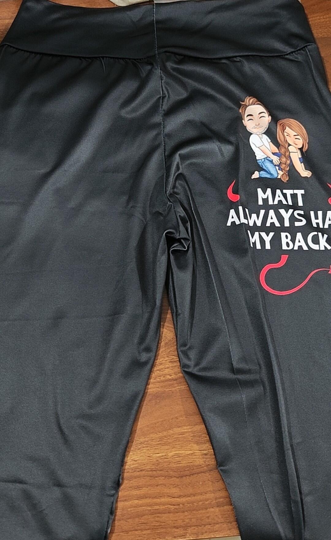 Customer photo of He Always Has My Back - Naughty Gift For Wife, Girlfriend…