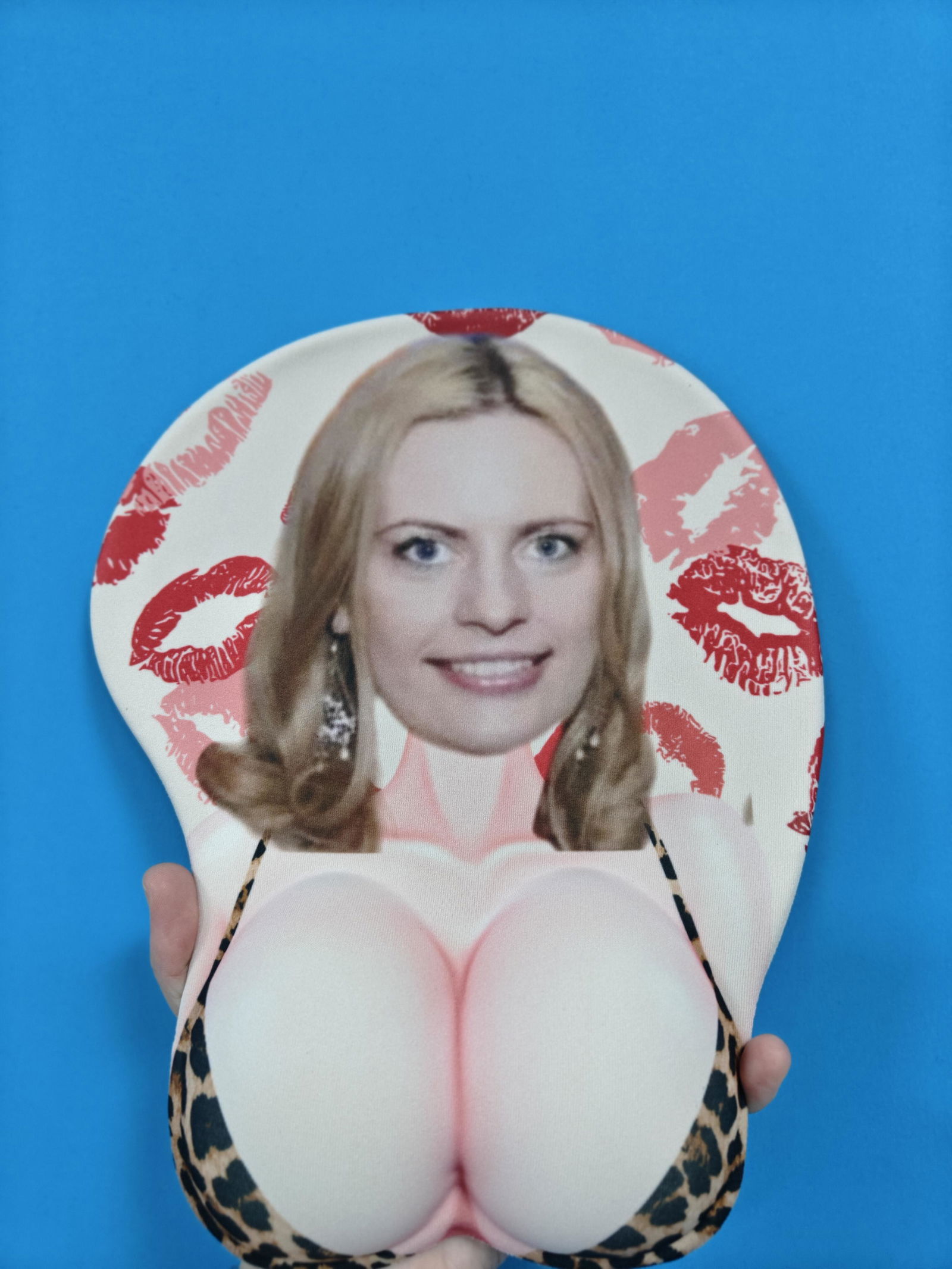 Customer photo of Custom Face Funny & Naughty - For Couple, Coworker Troll…