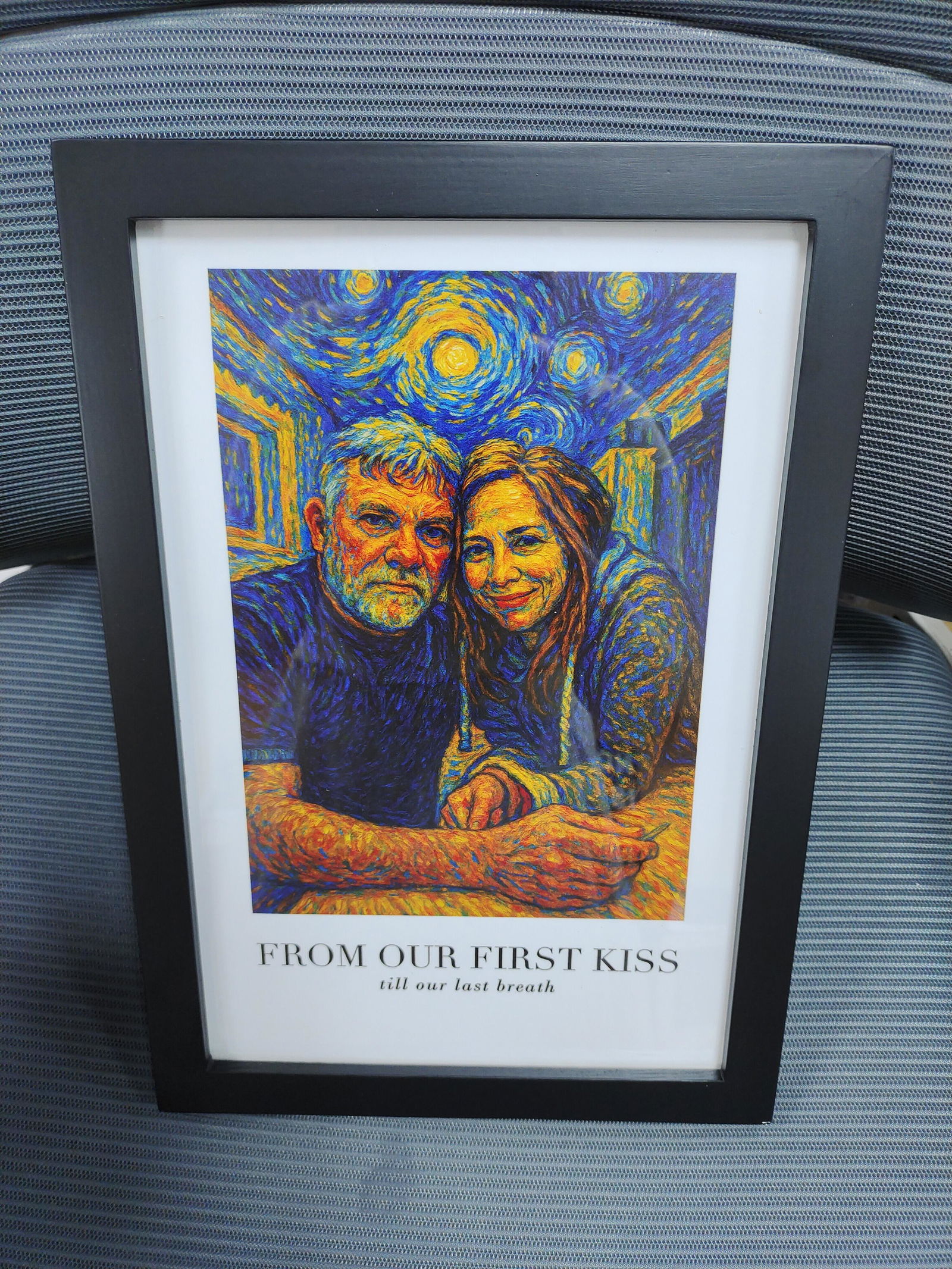 Customer photo of Van Gogh Wall Art You & Me We Got This - Personalized Photo Poster…