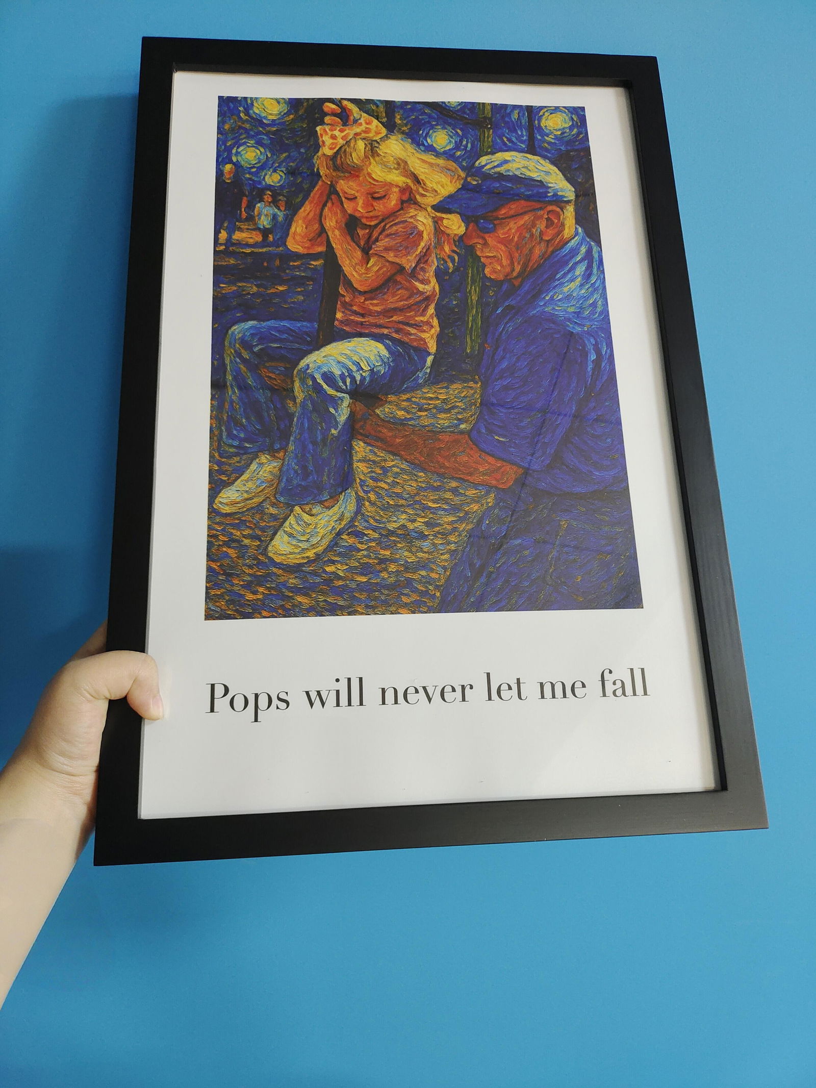 Customer photo of Van Gogh Wall Art You & Me We Got This - Personalized Photo Poster…