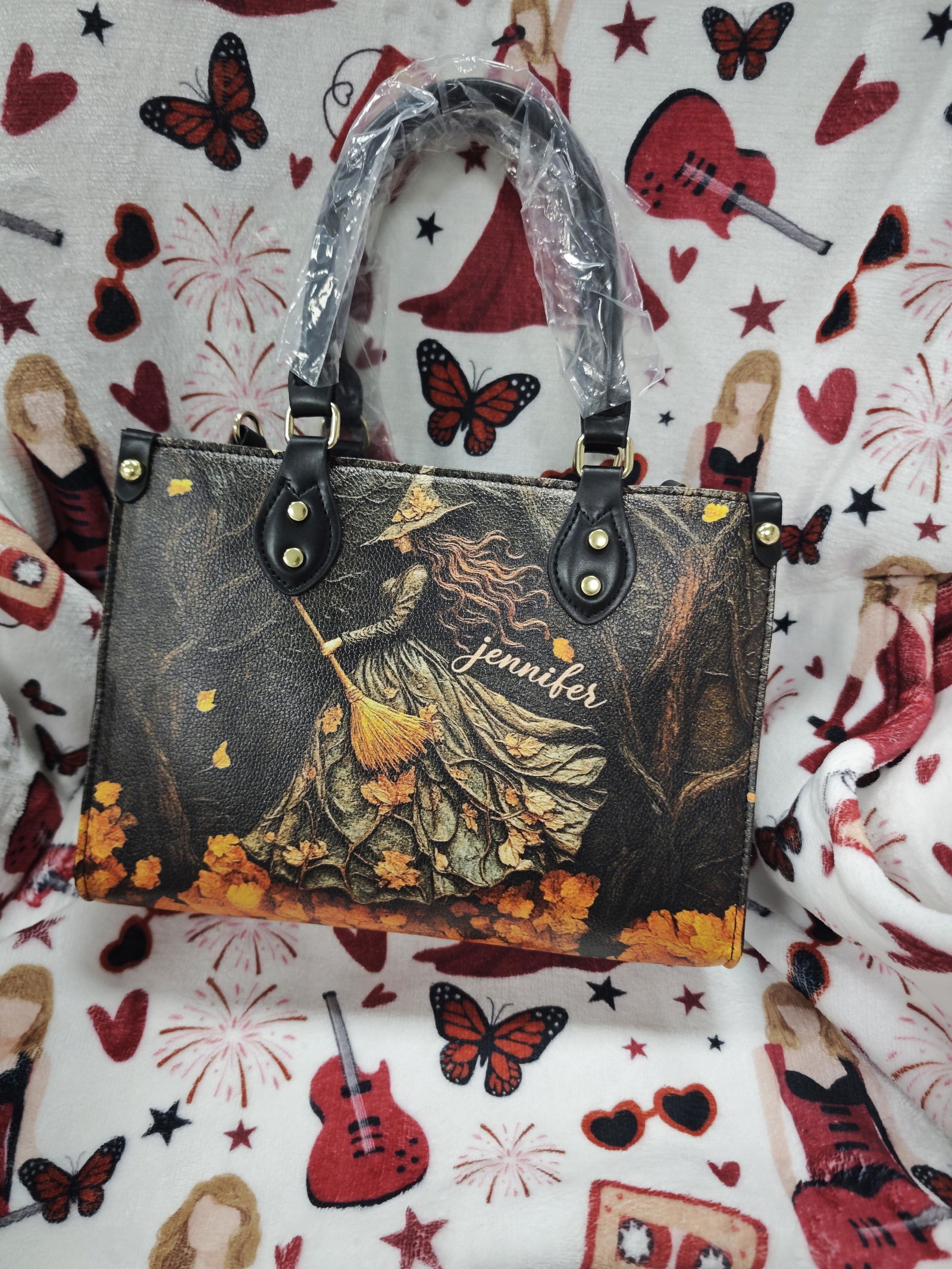Customer photo of Spooky Witch Art Print - Halloween Set