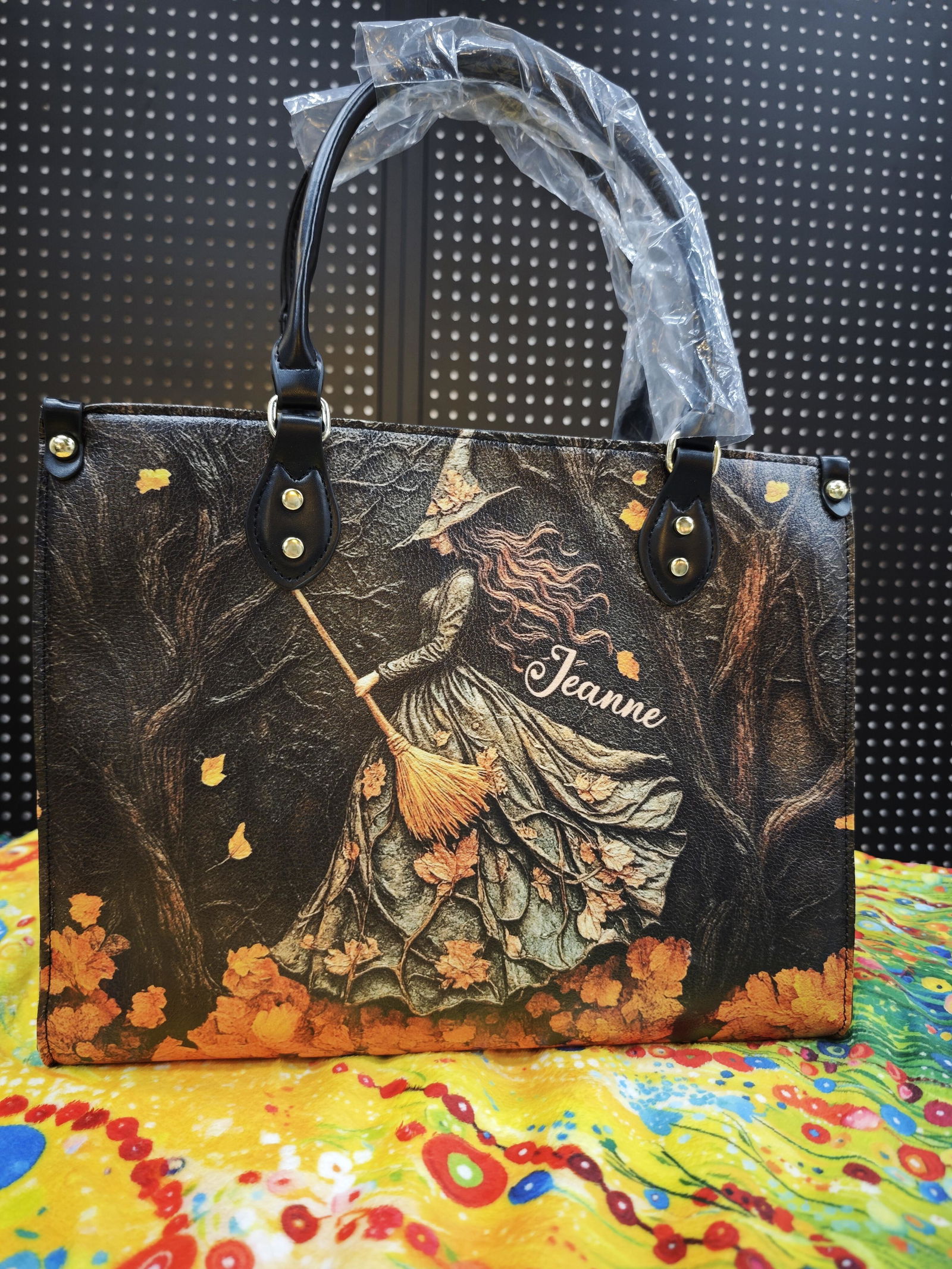 Customer photo of Spooky Witch Art Print - Halloween Set