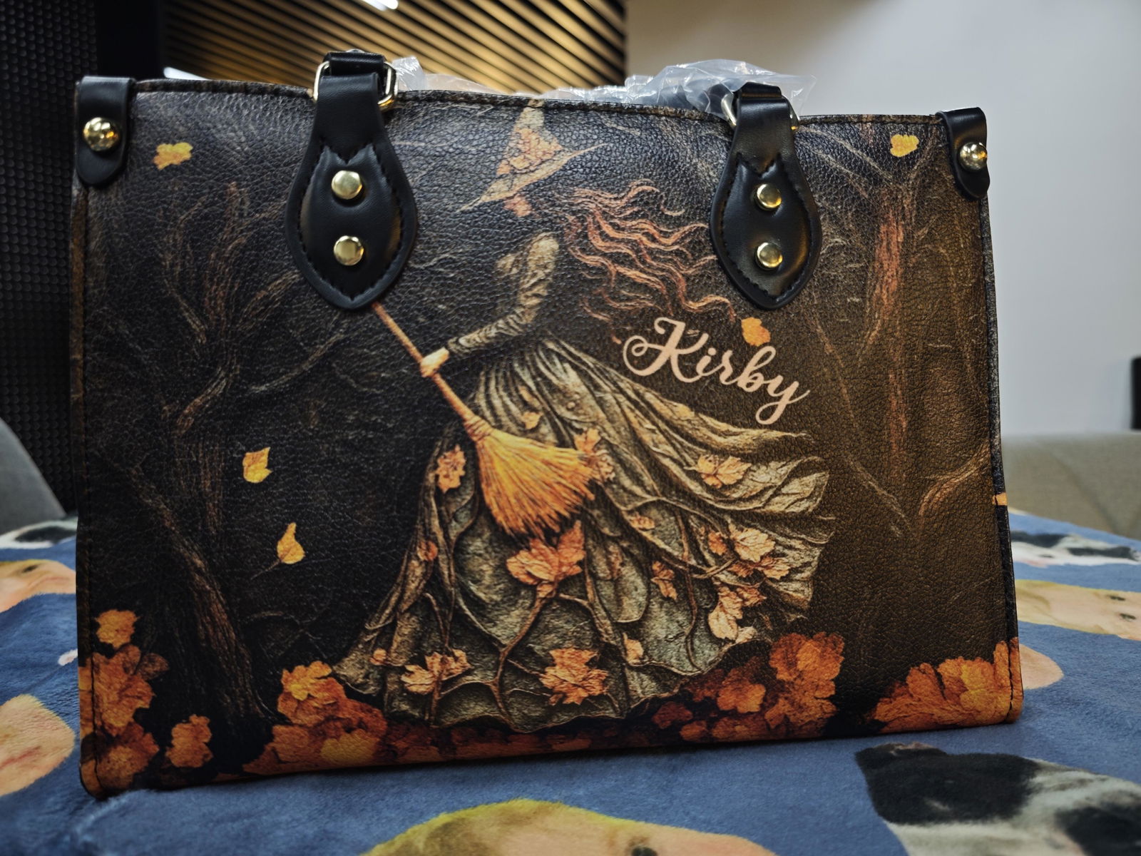 Customer photo of Spooky Witch Art Print - Halloween Set