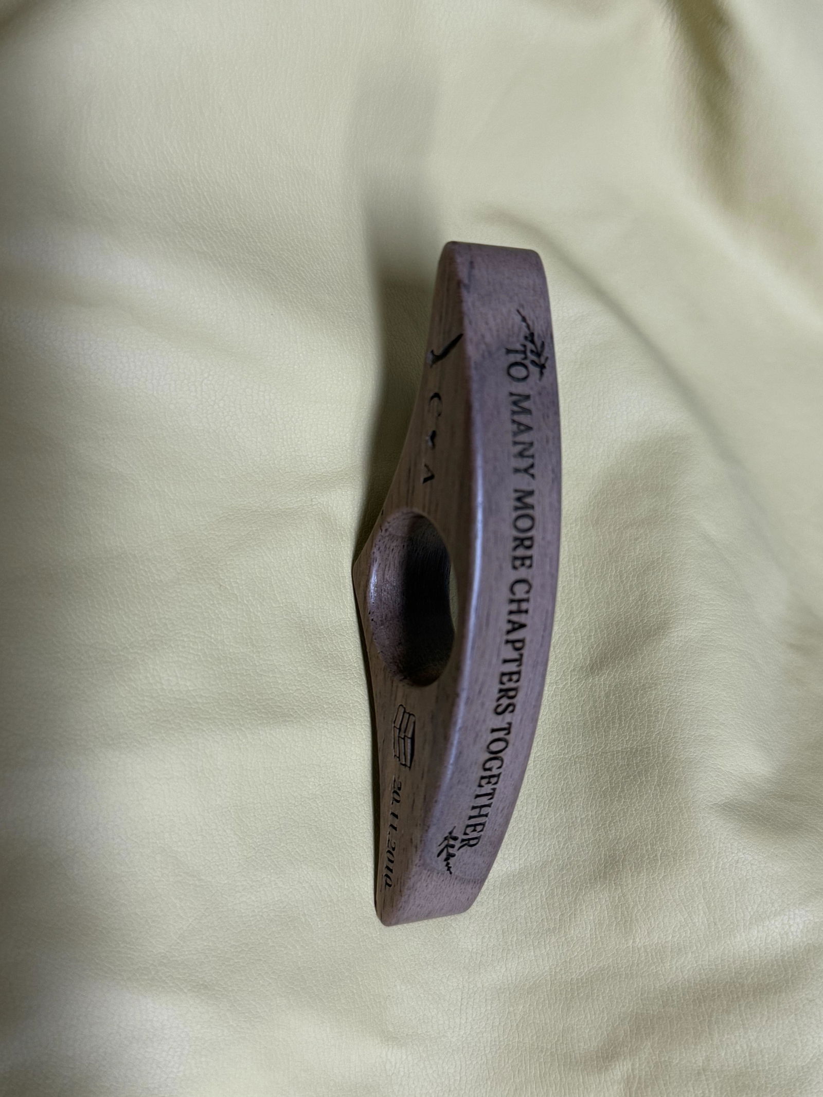 Customer photo of To Many More Chapters Together - Personalized Book Page Holder