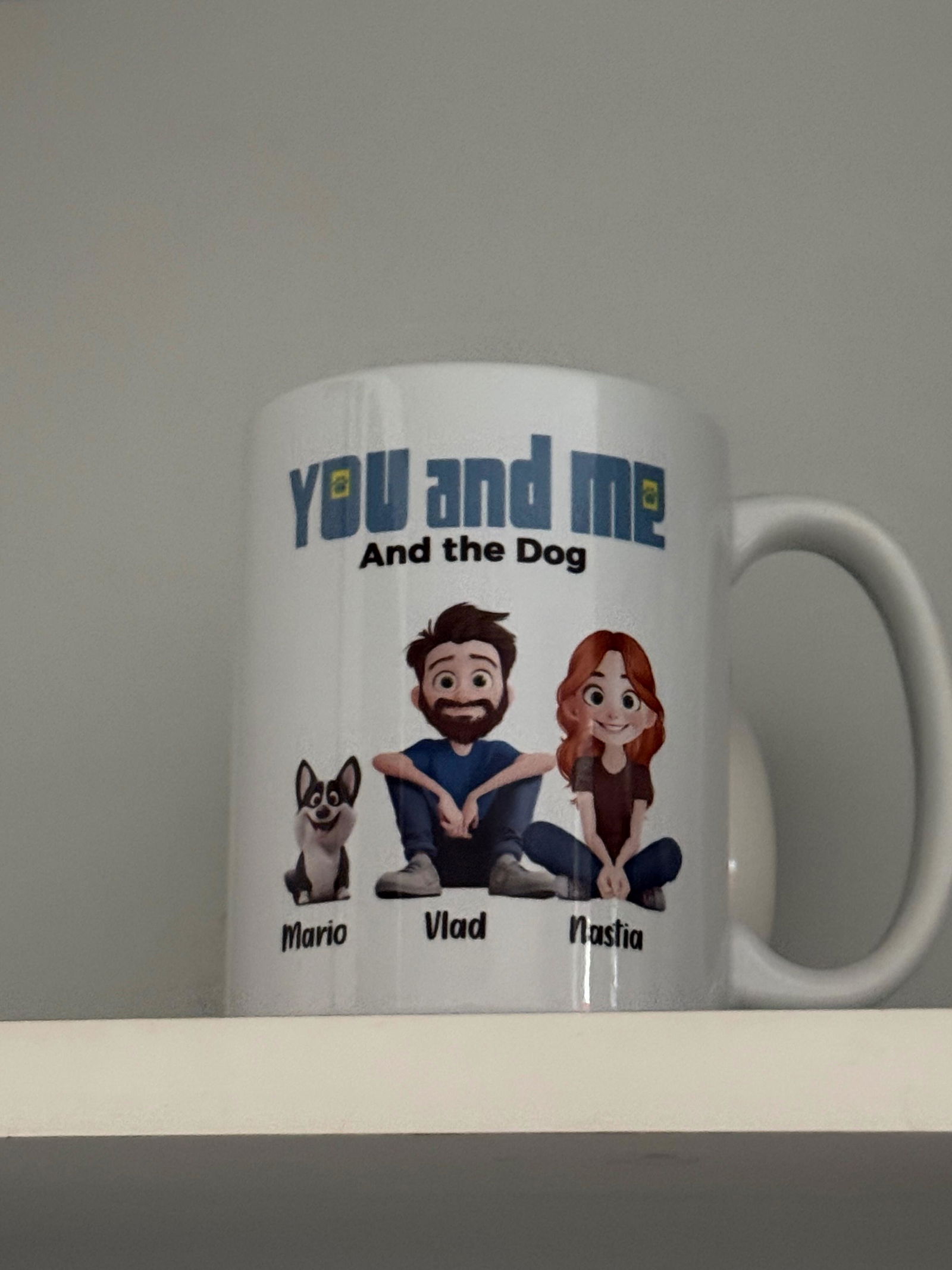 Customer photo of You And Me For Dog Parents - Personalized Mug
