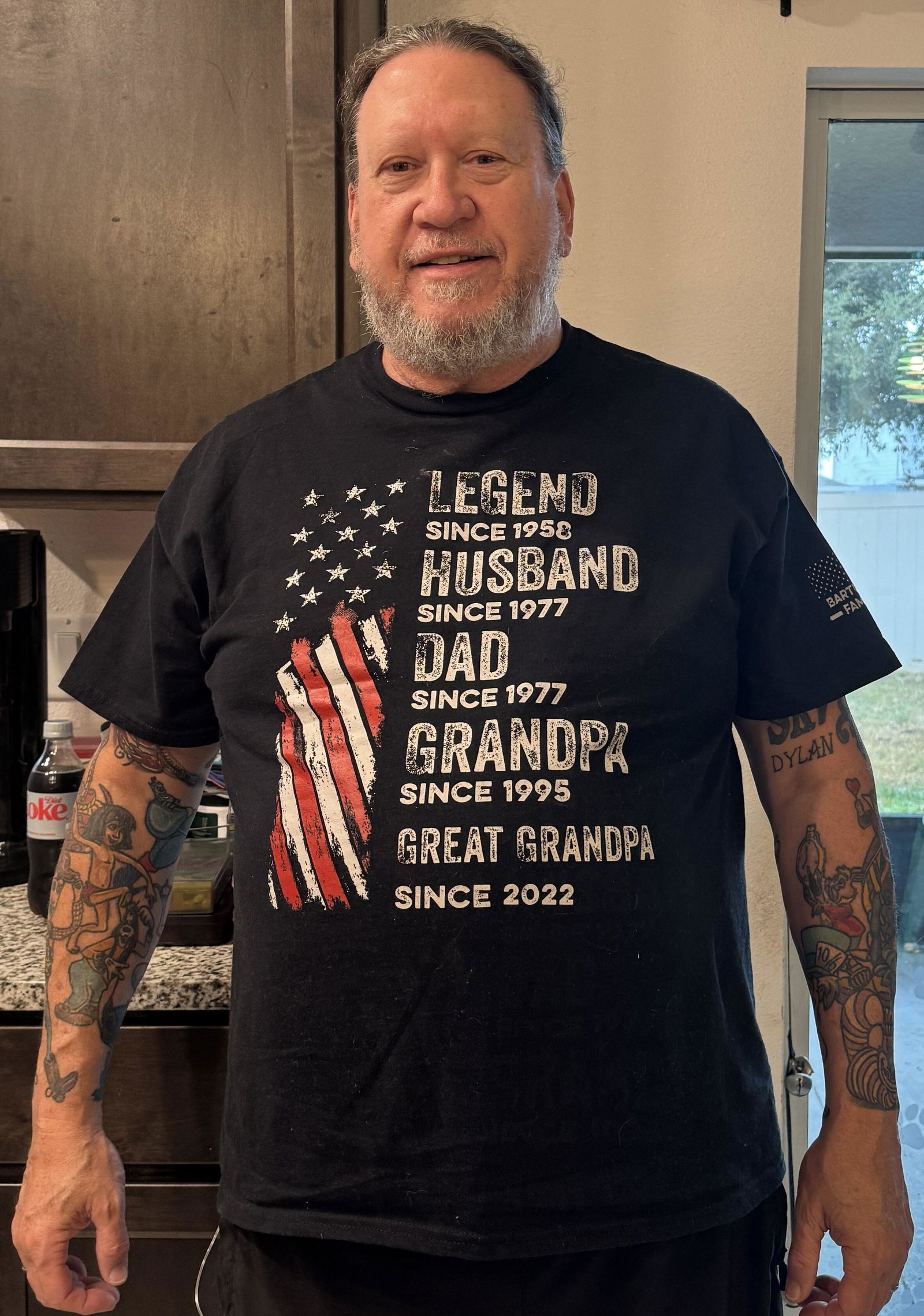 Customer photo of Legend, Husband, Dad And Grandpa Custom Family Name - Personalized…