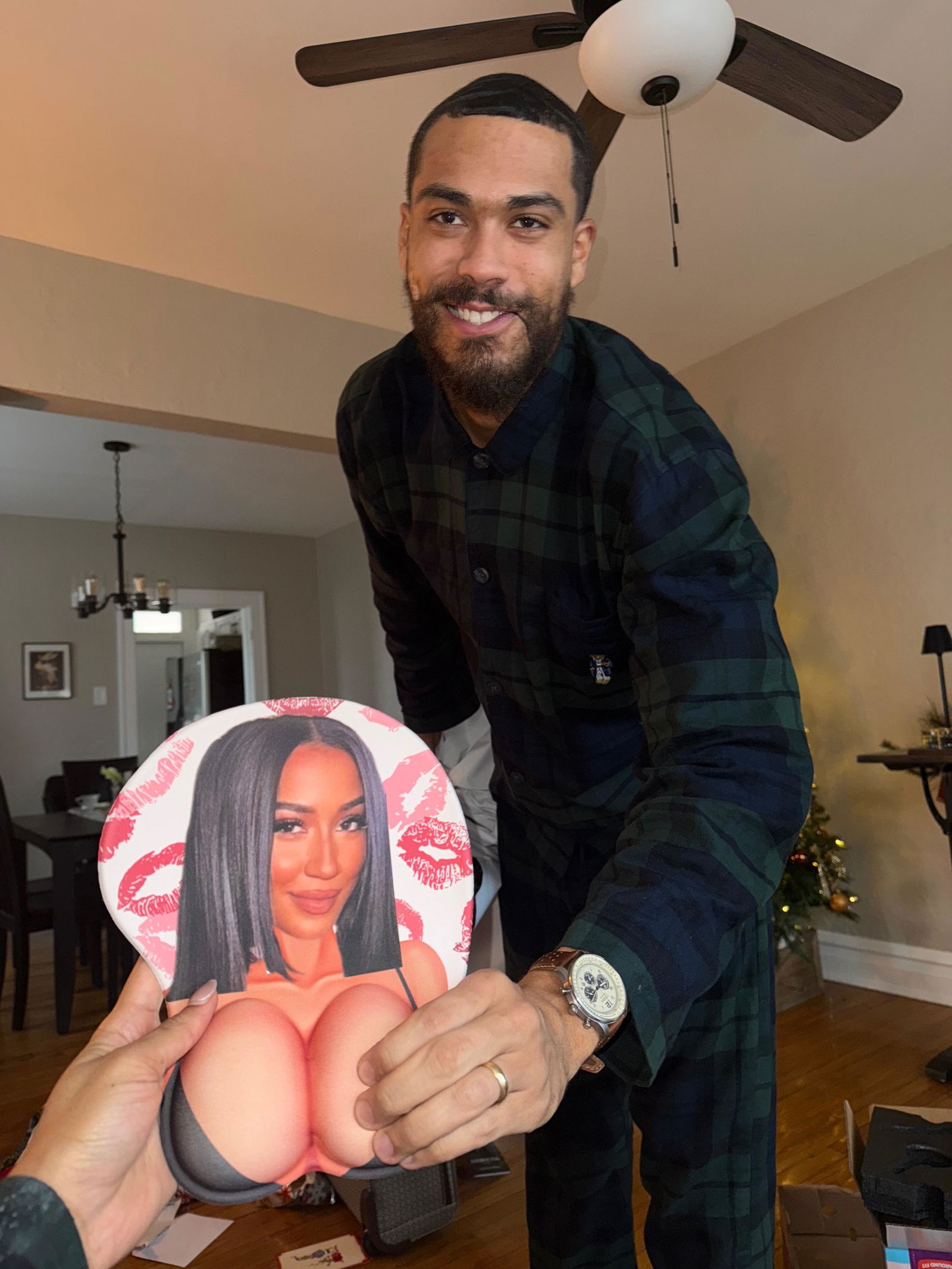 Customer photo of Custom Face Funny & Naughty - For Couple, Coworker Troll…