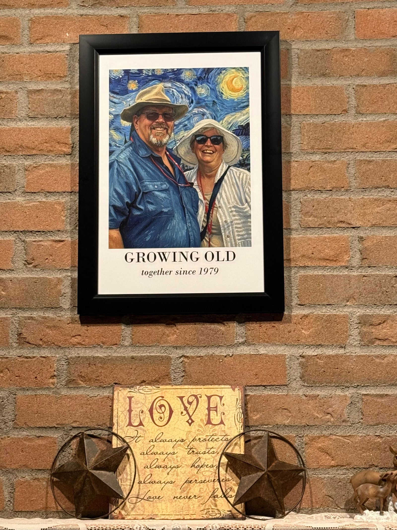 Customer photo of Van Gogh Wall Art You & Me We Got This - Personalized Photo Poster…