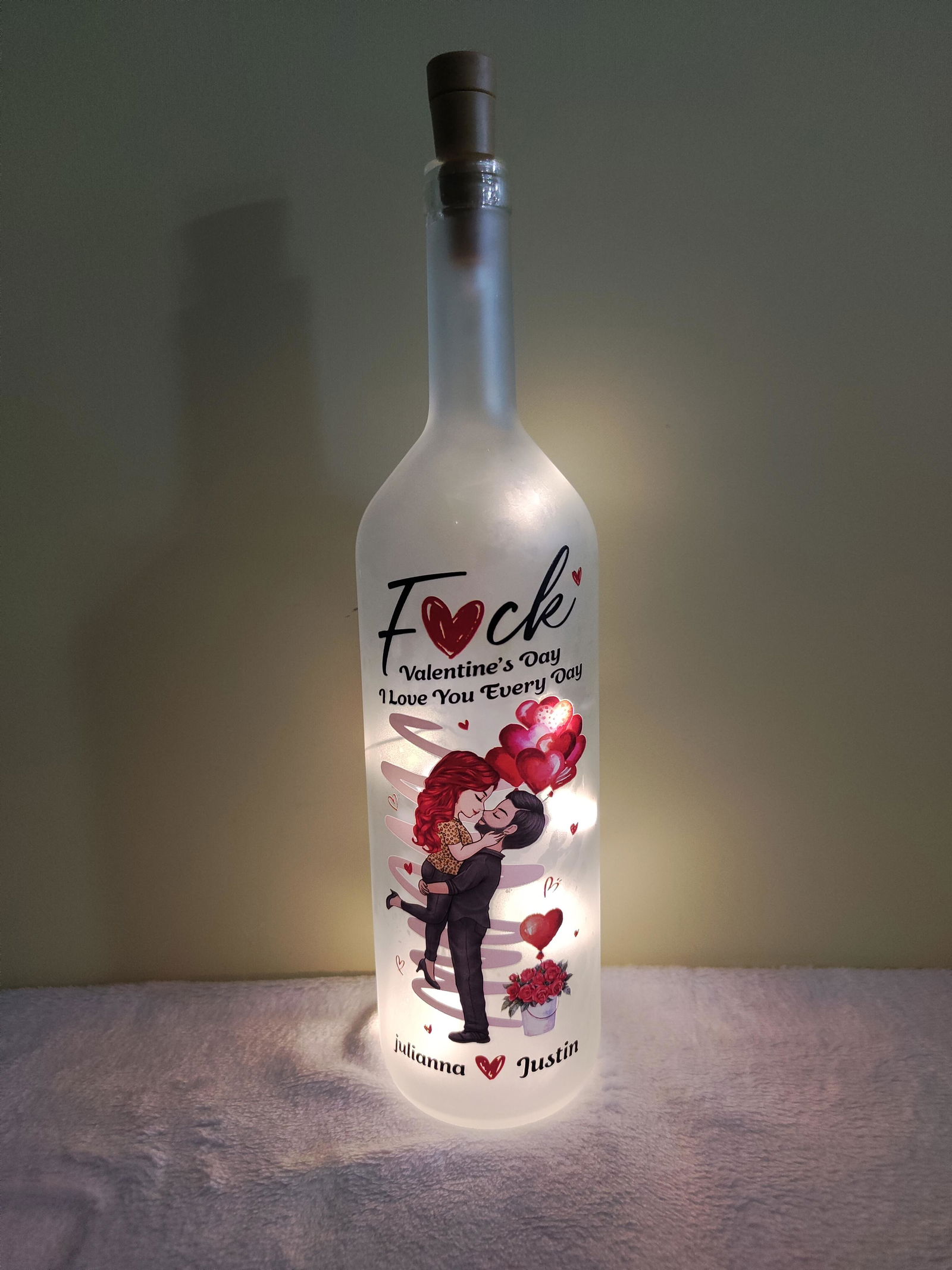 Customer photo of F*ck Valentine's Day I Love You Every Day New Gifts For Her…