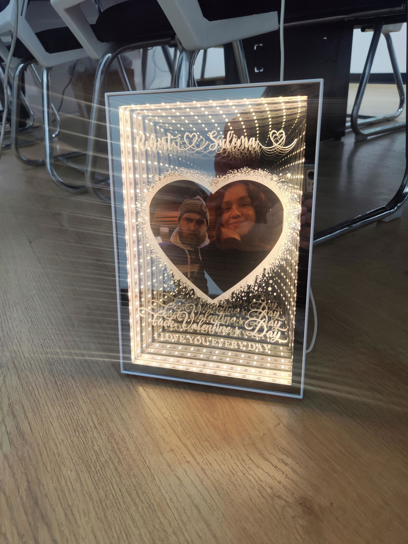 Customer photo of Forget Valentine's Day I Love You Every Day - Personalized Photo…