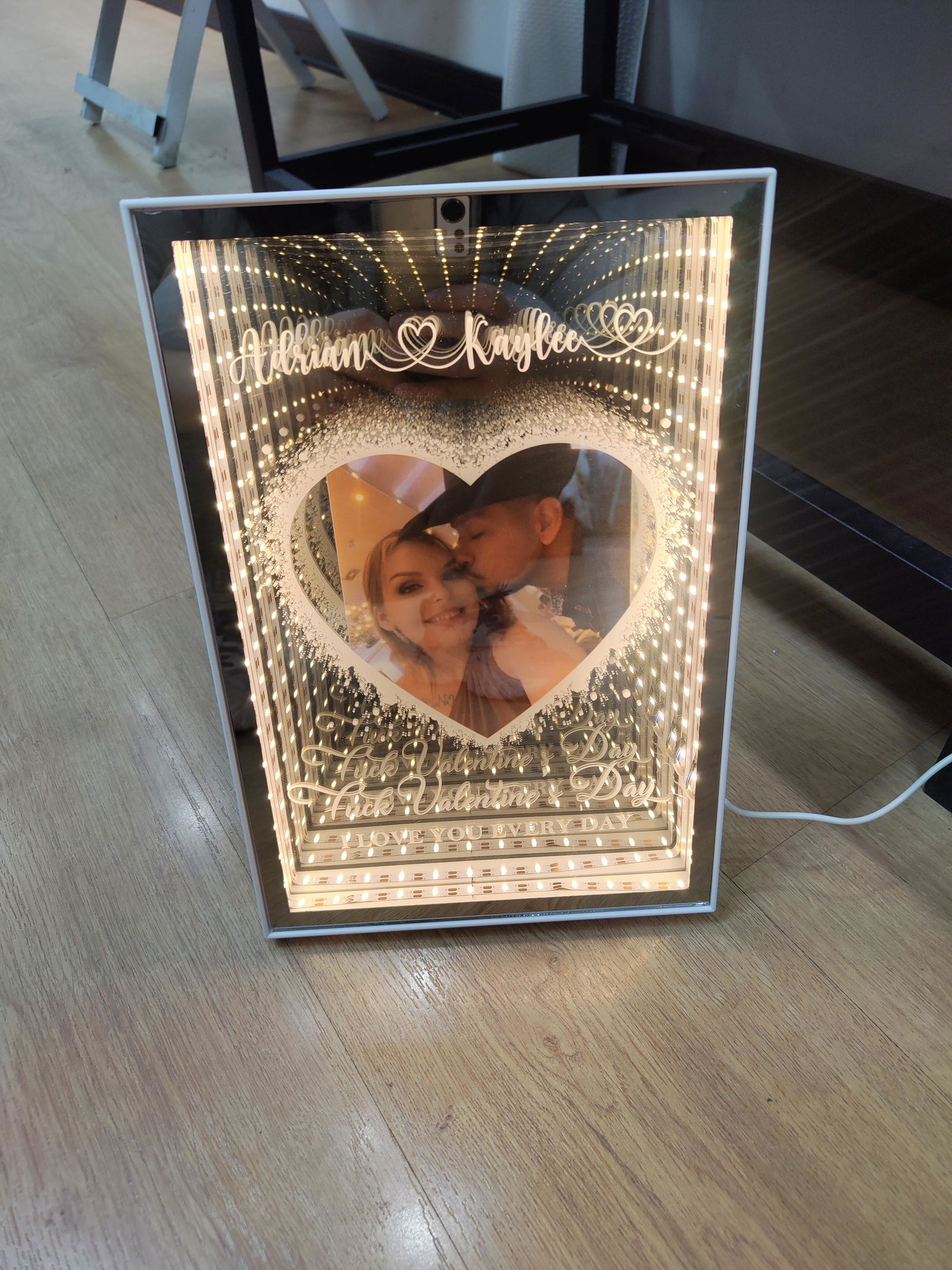 Customer photo of Forget Valentine's Day I Love You Every Day - Personalized Photo…
