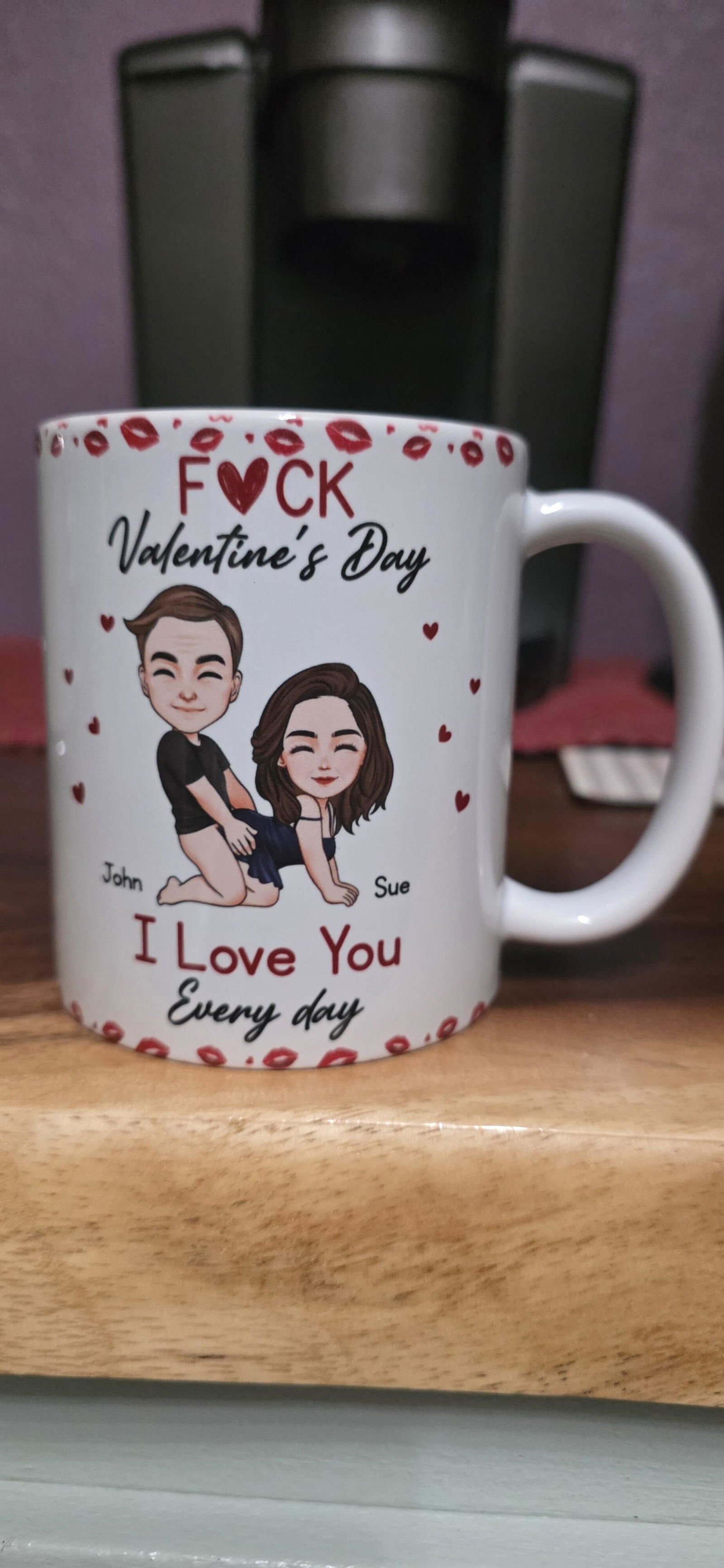 Customer photo of F*ck Valentine's Day I Love You Every Day - Fun Naughty Valentines…