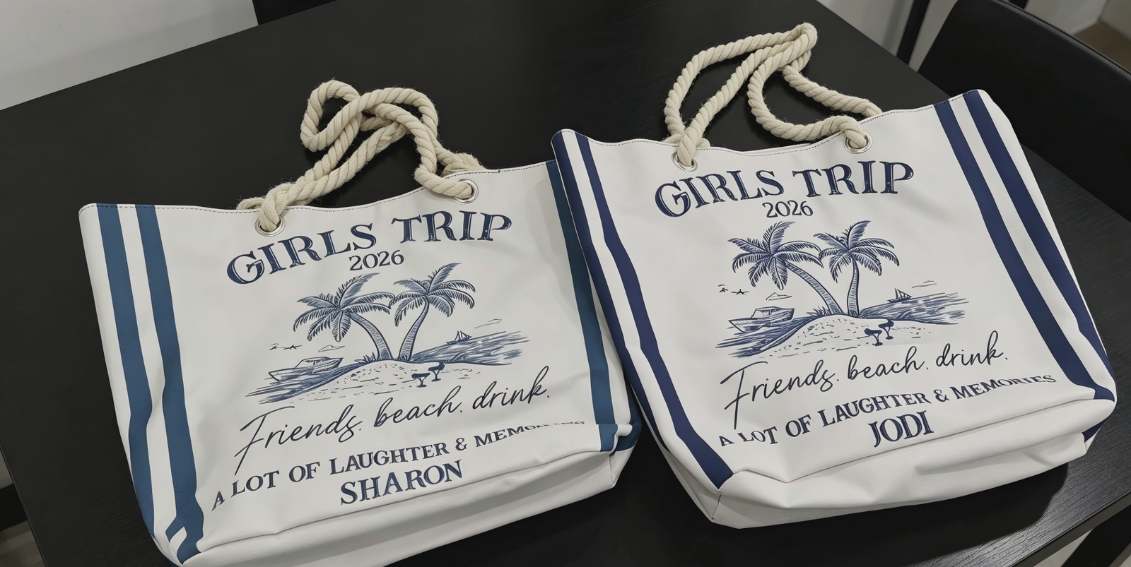 Customer photo of Girls Trip Summer - Personalized Beach Bag