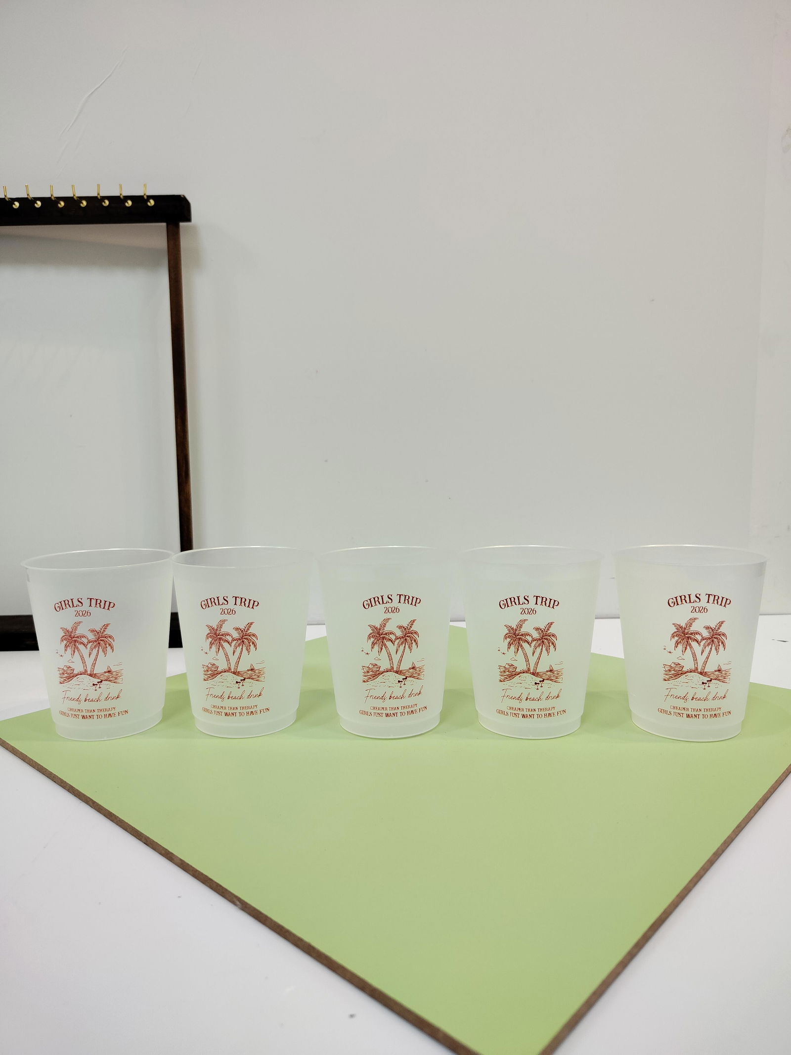 Customer photo of Girls Trip Summer Time - Personalized Cups