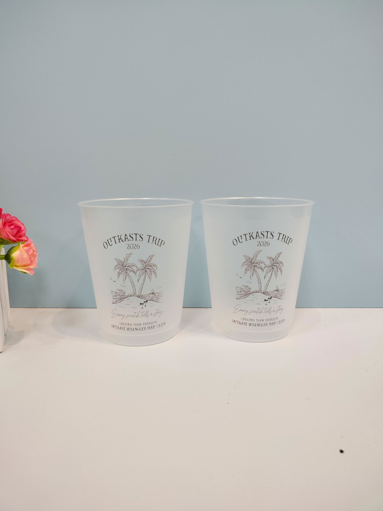 Customer photo of Girls Trip Summer Time - Personalized Cups