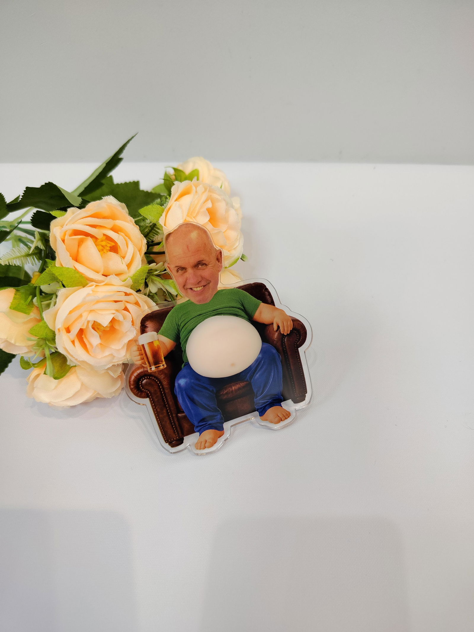 Customer photo of Funny Upload Face Gift For Dad Bod, Husband, Boss, Coworkers…