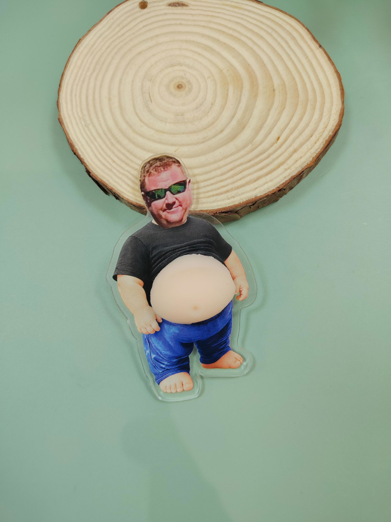 Customer photo of Funny Upload Face Gift For Dad Bod, Husband, Boss, Coworkers…