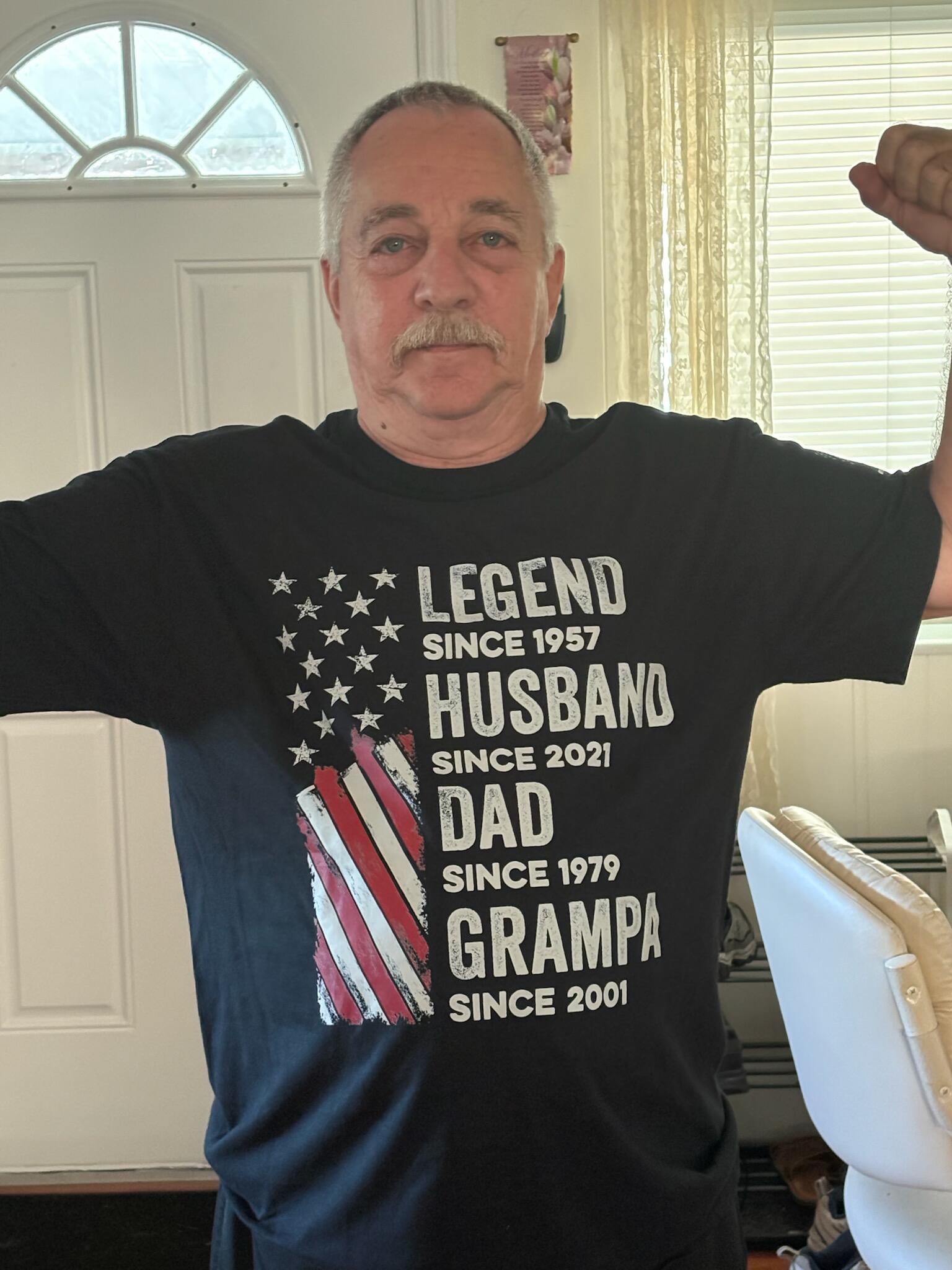 Customer photo of Legend, Husband, Dad And Grandpa Custom Family Name - Personalized…