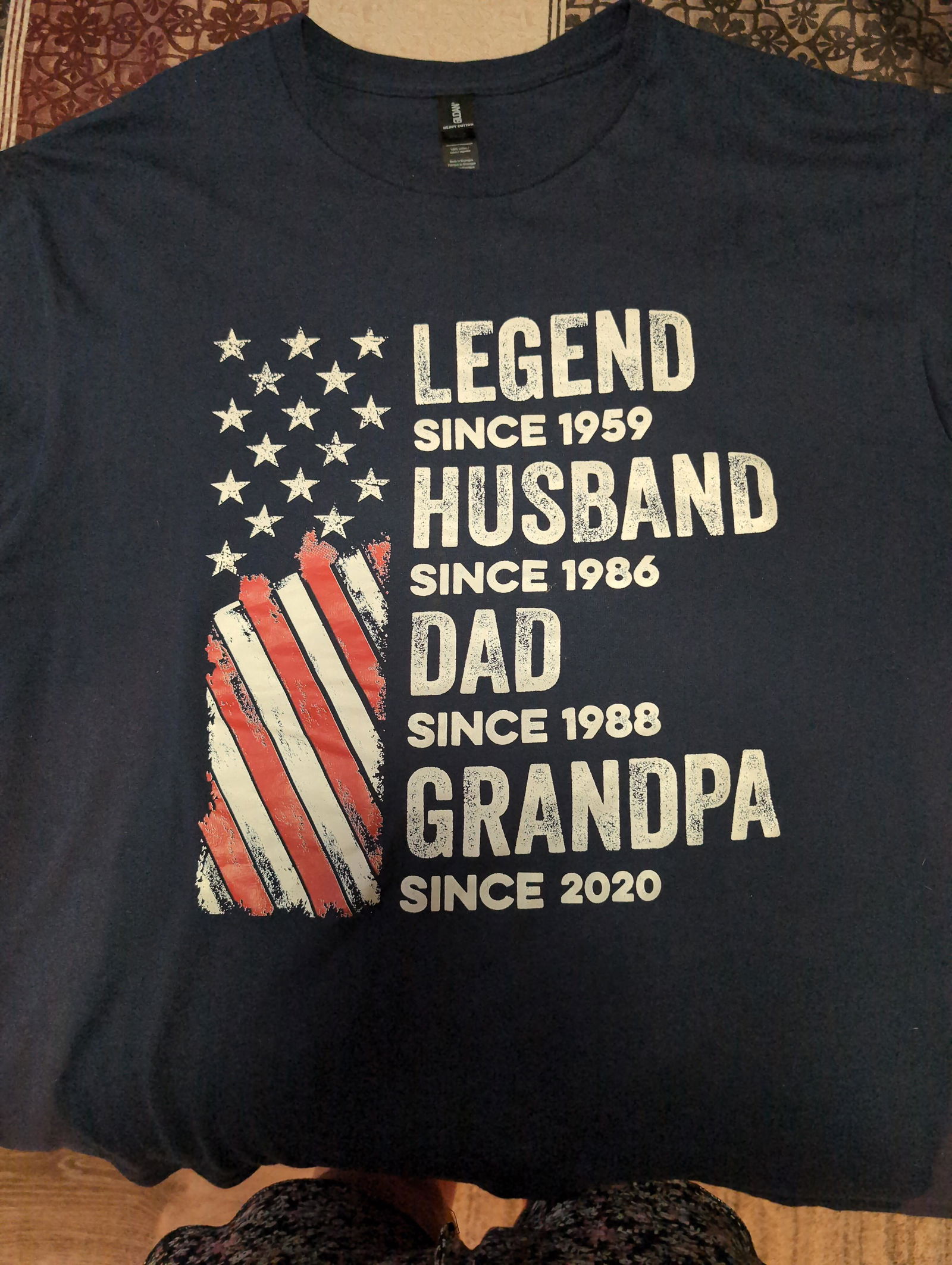 Customer photo of Legend, Husband, Dad And Grandpa Custom Family Name - Personalized…