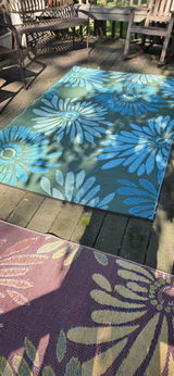 Daisy Aqua & Green