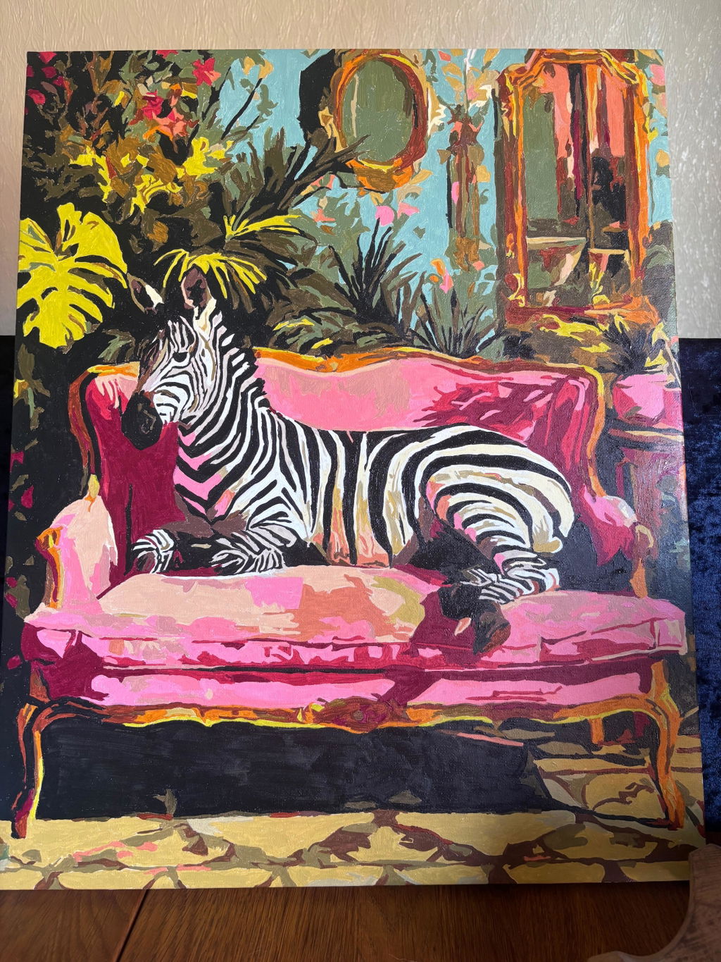 Zebra in the Gilded Menagerie