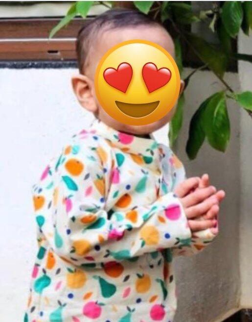 Tropical Fruits Cotton Kurta Set
