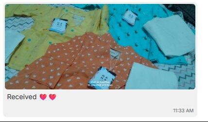Hearts Muslin Angrakha Set