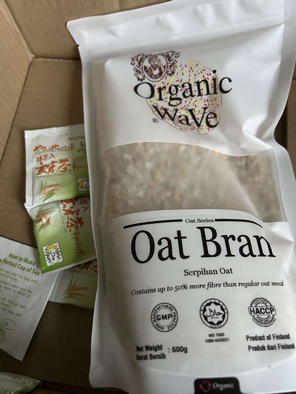Mamami Organic Wave Oat Bran (500g)